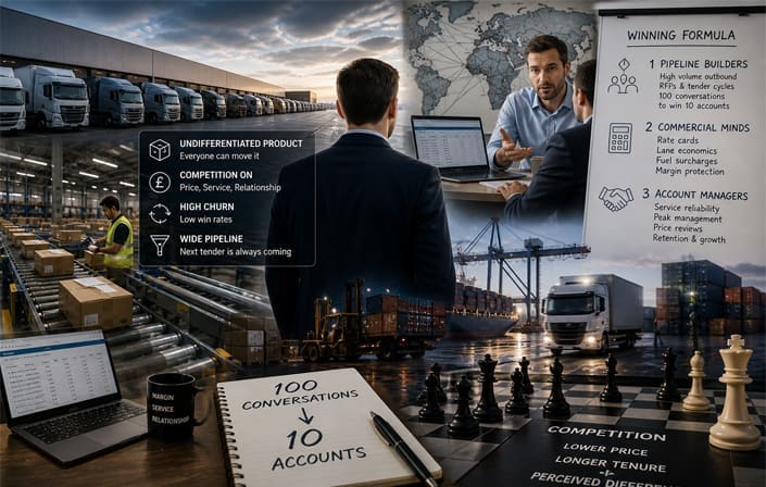 Logistics and freight sales recruitment UK